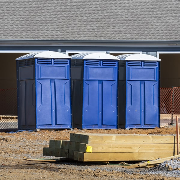 are there any restrictions on what items can be disposed of in the portable toilets in Arcadia OK